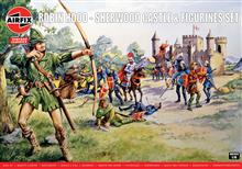 1/76 ROBIN HOOD - SHERWOOD CASTLE & FIGURINES SET