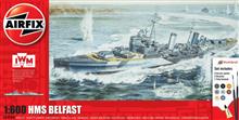 1:600 HMS BELFAST GIFT SET **