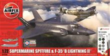 1/72 'THEN AND NOW' SPITFIRE MK.VC & F-35B LIGHTNING II