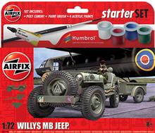 1:72 HANGING GIFT SET WILLYS MB JEEP