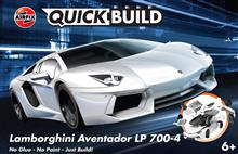 QUICKBUILD LAMBORGHINI AVENTADOR WHITE **