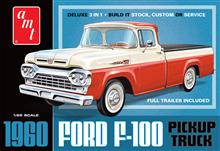 1/25 FORD F-100 PICKUP W/TRAILER NEW TOOLING 1960