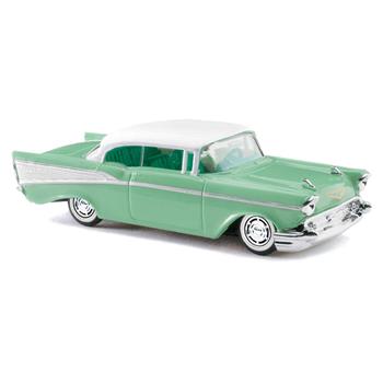 1/87 CHEVROLET BEL AIR LIMO, GRÜN