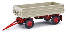 1/87 IFA HW 80.11 ANHÄNGER GRAU/ROT 1984 (2/23) *