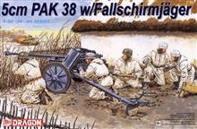 1/35 5CM PAK 38 W/FALSCHIRMJÄGER WWII