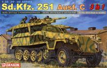 1/35 SD.KFZ.251 AUSF.C 3 IN1