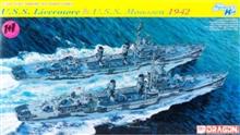 1/700 USS LIVERMORE & USS MONSEN 1942 SMART KIT 1+1