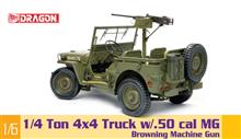 1/6 1/4-TON 4X4 TRUCK W/M2 .50-CAL MACHINE GUN