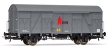 2-AXLE WAGON ORE WOODEN WALLS MACOSA III