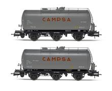 1/87 RENFE 2-UNIT 3-AXLE TANK WAGON CAMPSA IV 70TH