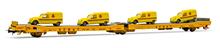 RENFE 3-AXLE FLAT WAGON LADKS GREY 2CV CORREOS IV