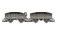 1/87 RENFE SET 2 OPEN WAGENS MET KOLEN EP. III