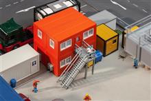1/87 4 BOUWCONTAINERS ORANJE **