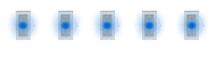 SMD-LED BLAUW 5 STUKS