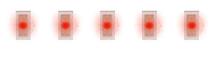 SMD-LED ROOD 5 STUKS