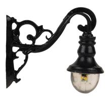 1/87 LED WANDLAMP HISTORISCH WARM WIT 3 ST.