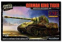 1/72 TIGER KING GERMAN MODEL KITS ARDENNES, DECEMBER 1944