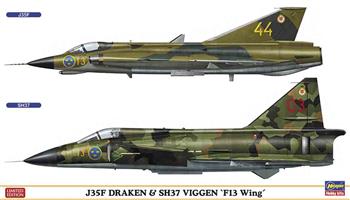 1/72 J35F DRAKEN & SH37 VIGGEN F13 WING