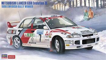 1/24 MITSUBISHI LANCER GSR EVO II, SCHWEDEN-RALLY 1996