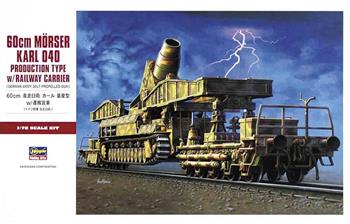 1/72 60CM MÖRSER KARL 040 AUF EISENBAHN-WAGGON