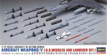 1/72 AIRCRAFT WEAPONS V U.S. MISSILES AND LAUNCHER SET X72-9