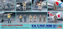 1/48 WWII PILOT FIGURE SET (JAP/GER/US/GBR) X48-7