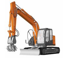 1/35 HITACHI ZAXIS 135US WITH CUTTER (04/25) *