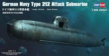 1/350 GERMAN NAVY TYPE 212 ATTACK SUBMARINE