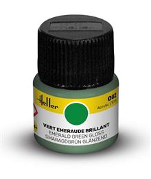 HELLER ACRYLIC PAINT 002 EMERALD GREEN GLOSS 12 ML