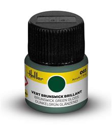 HELLER ACRYLIC PAINT 003 BRUNSWICK GREEN GLOSS 12 ML