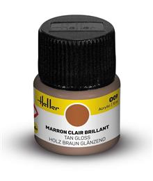 HELLER ACRYLIC PAINT 009 TAN GLOSS 12 ML
