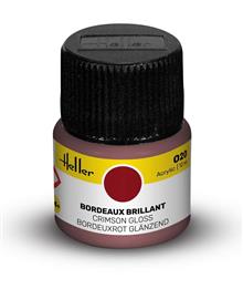 HELLER ACRYLIC PAINT 020 CRIMSON GLOSS 12 ML