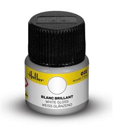 HELLER ACRYLIC PAINT 022 WHITE GLOSS 12 ML