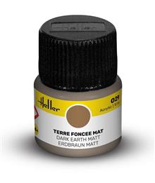 HELLER ACRYLIC PAINT 029 DARK EARTH MATT 12 ML