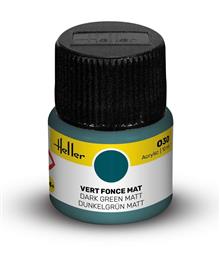 HELLER ACRYLIC PAINT 030 DARK GREEN MATT 12 ML