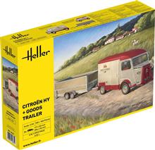 1/24 CITROEN HY + GOODS TRAILER