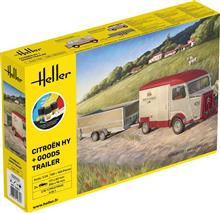 1/24 STARTER KIT CITROEN HY + GOODS TRAILER