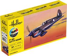 1/72 STARTER KIT P-40 KITTY HAWK (1/24) *