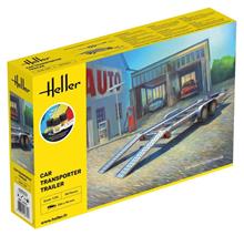 1/24 STARTER KIT CAR TRANSPORTER TRAILER (6/23) *