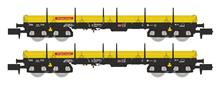 1/160 2ER SET NIEDERBORDWG. REMMS665 DB BAHNBAU V-VI