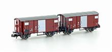 1/160 2-P. SET GED. GÜTERWAGEN K2 SBB BRAUN III