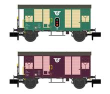 1/160 2-P GEDECKTE GÜTERWAGEN K2 RM V