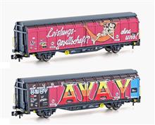 1/160 SCHIEBEWANDWAGEN HBBILLNS SBB VI GRAFFITI (10/23) *