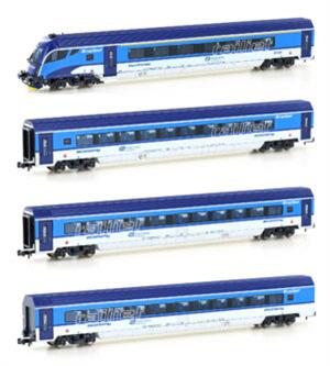 4ER SET PERSONENWAGEN CD RAILJET, EP.VI, SET 1
