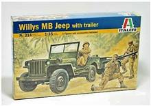 1/35 WILLYS MB JEEP WITH TRAILER