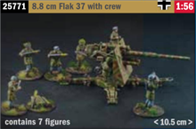 1/56  8.8 CM FLAK 37 WITH CREW (?/25) *
