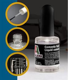 LIQUID CEMENT FOR PLASTIC 15 ML - LARGE SYNTHETIC BRUSH