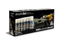 ACRYLIC SET 6 PCS : WWII LUFTWAFFE AIRCRAFT