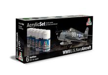 ACRYLIC SET 6 PCS : WWII U.S. NAVY AIRCRAFT