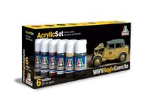 ACRYLIC SET 6 PCS : WWII REGIO ESERCITO